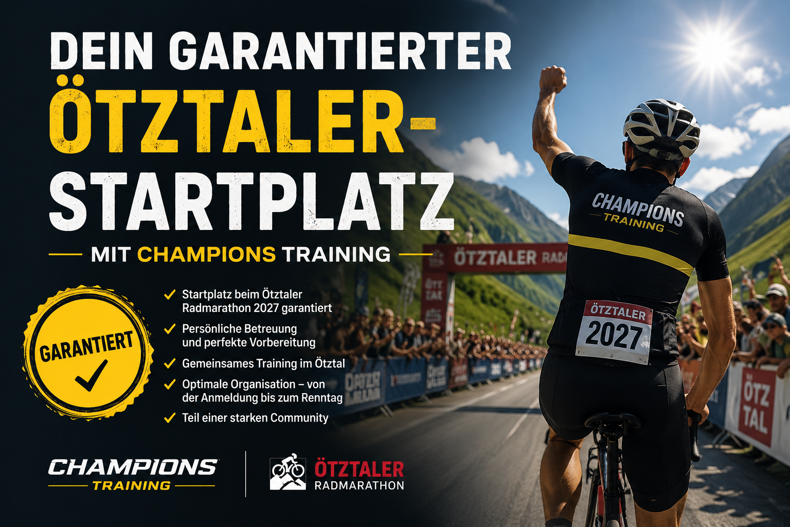 Dein garantierter Ötztaler-Startplatz
