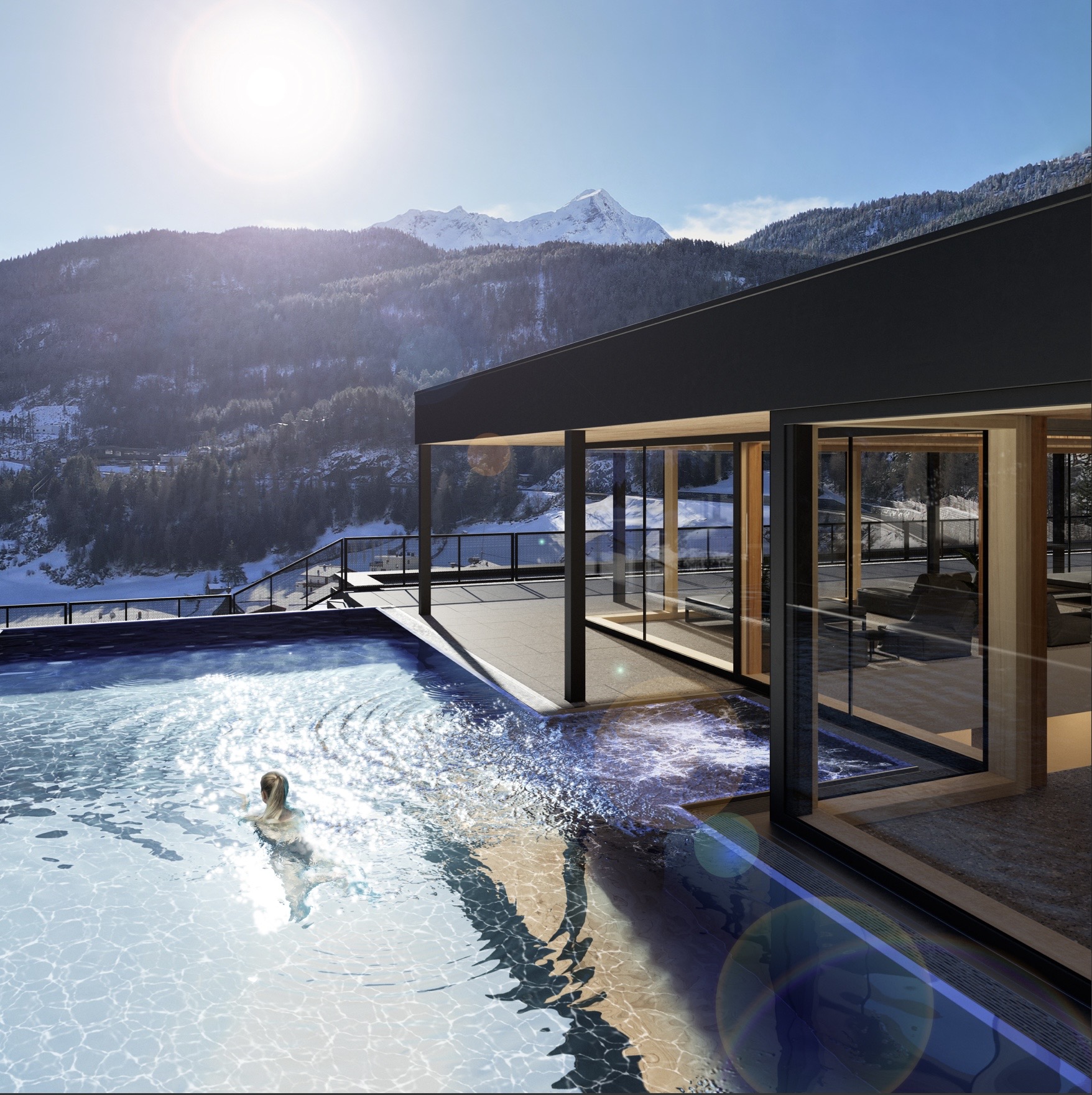 Lifestyle-Hotel die berge